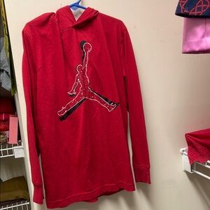 Red Hoodie with Jumpman Logo